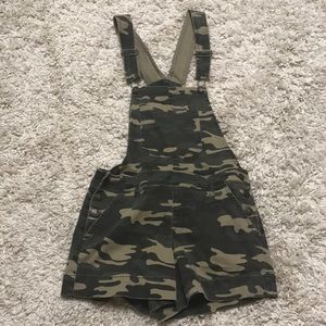 Army Print Overalls